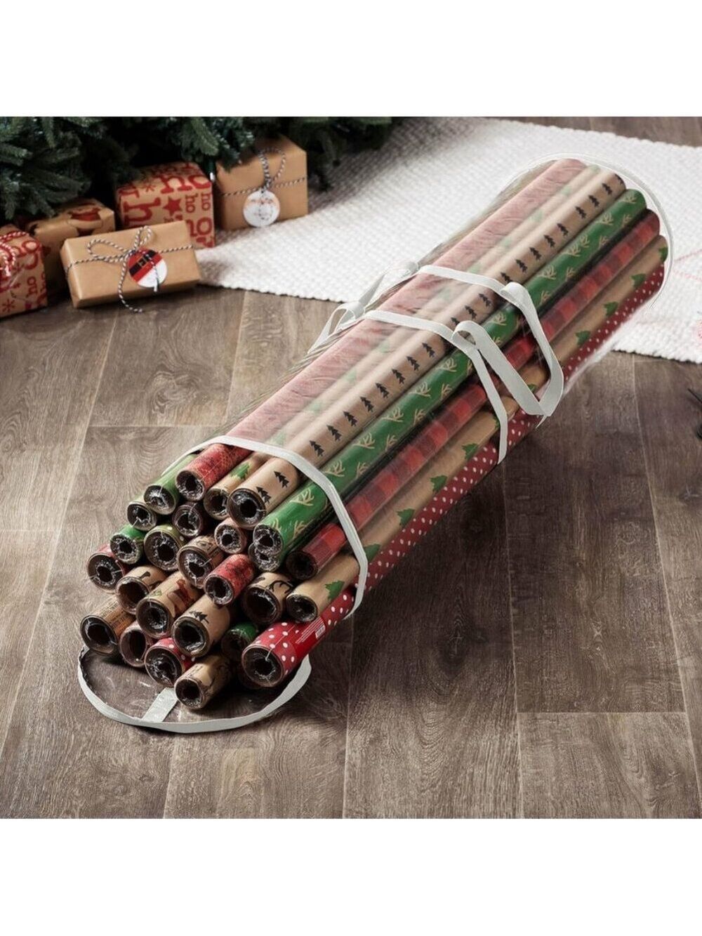 Wrapping Paper Storage Container gift wrap carrying case